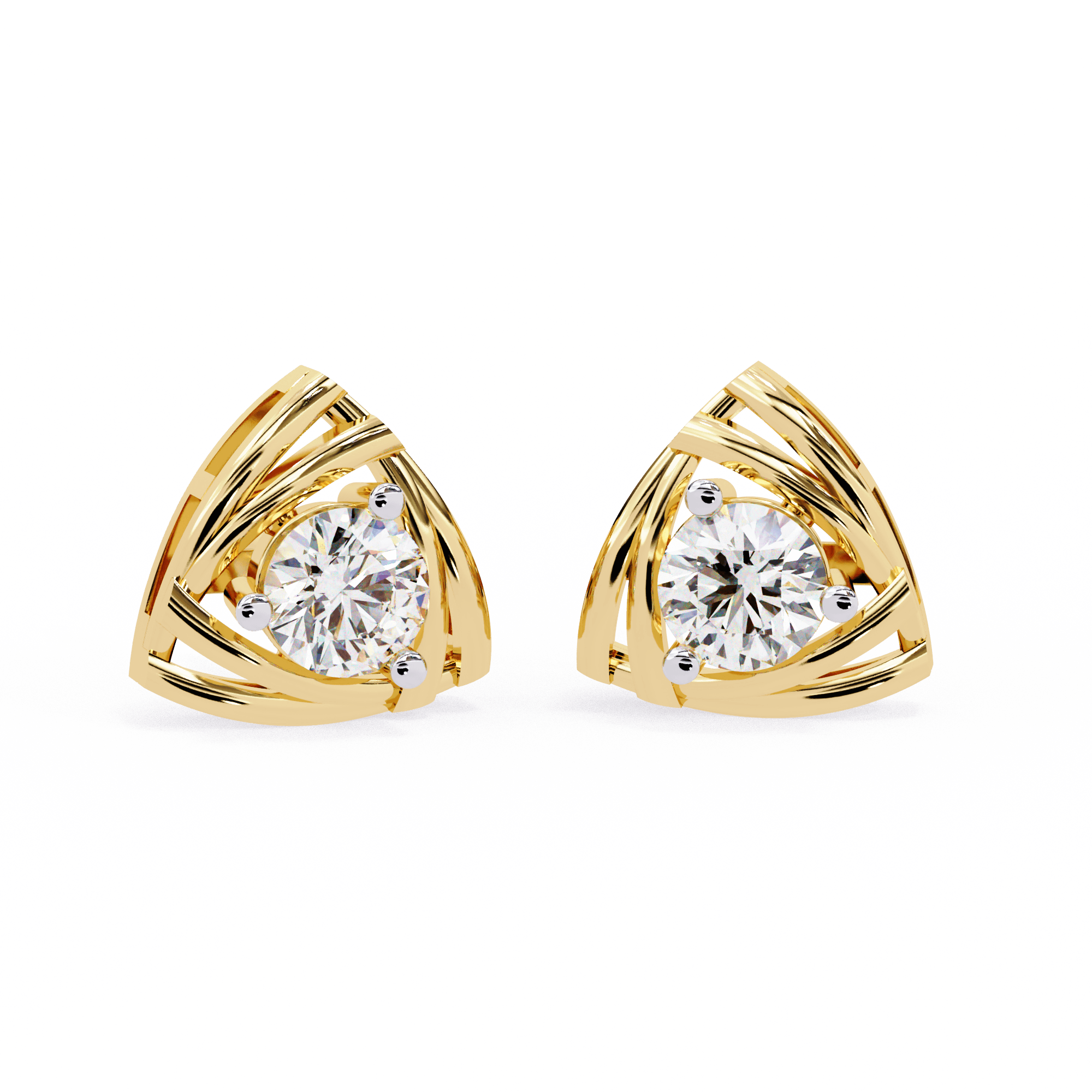 Evergreen Traingle Earrings