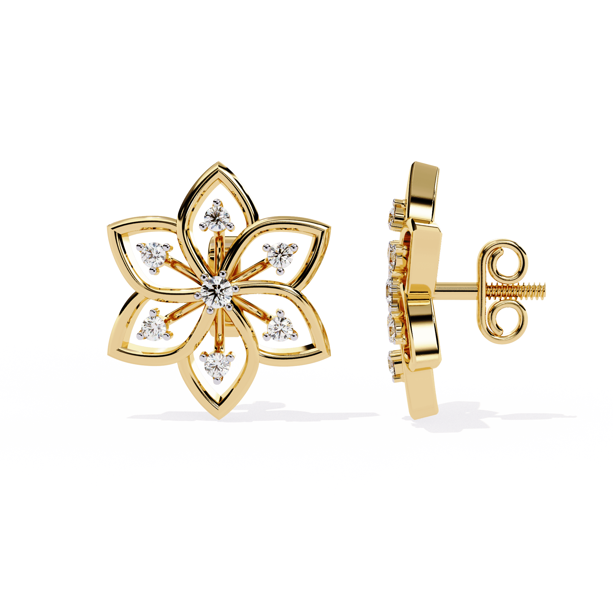 Flower earring for daily use